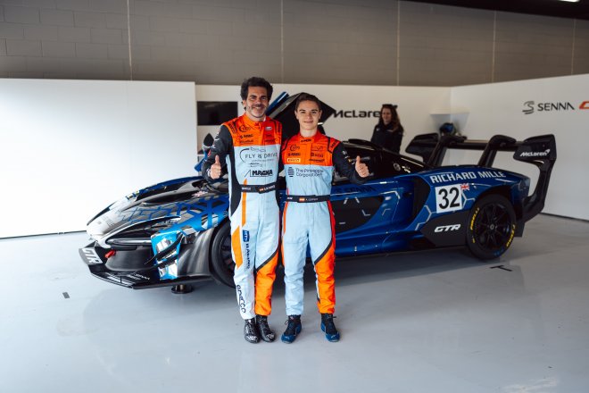 2024 Champion Alejandro Geppert enjoys development test prize